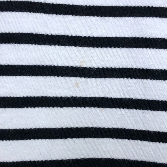 ALC Black and white stripedpuff sleeve mini dress - Picture 8 of 11